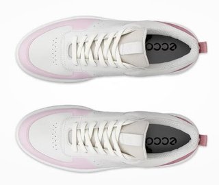 Ecco Street 720 zapatos de golf para mujer, blanco/blush/blossom rose