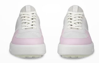 Ecco Street 720 zapatos de golf para mujer, blanco/blush/blossom rose