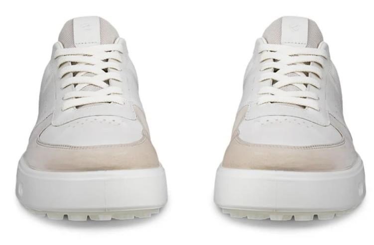 Ecco Ecco Street 720 zapatos de golf para hombre, grava/blanco/verde bahía
