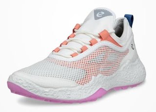 Ecco Biom H5 zapatillas de golf mujer, blanco/coral quemado