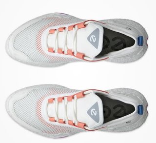 Ecco Biom H5 zapatillas de golf mujer, blanco/coral quemado