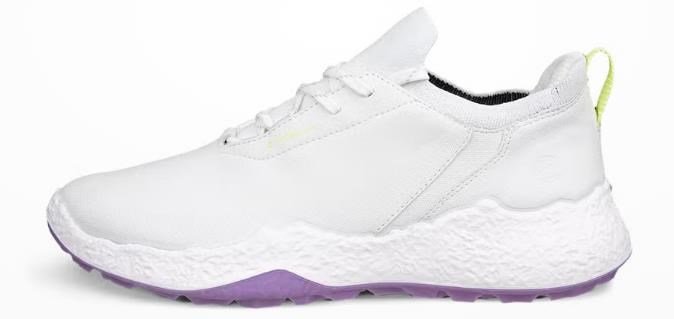 Ecco Biom H5 zapatillas de golf para mujer, blanco/lavanda