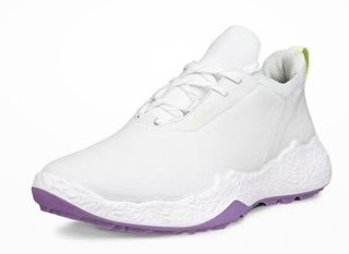 Ecco Biom H5 zapatillas de golf para mujer, blanco/lavanda