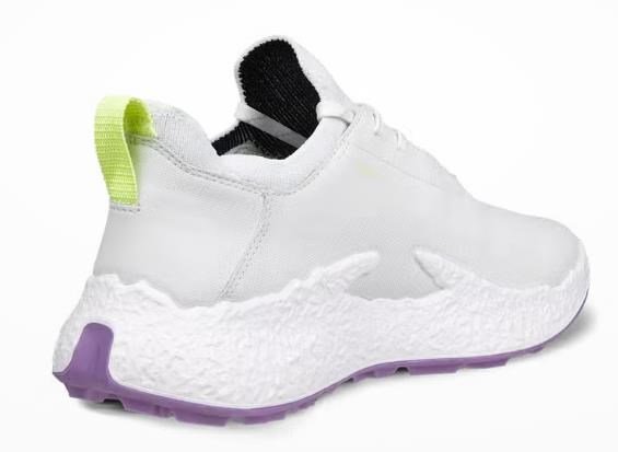 Ecco Biom H5 zapatillas de golf para mujer, blanco/lavanda