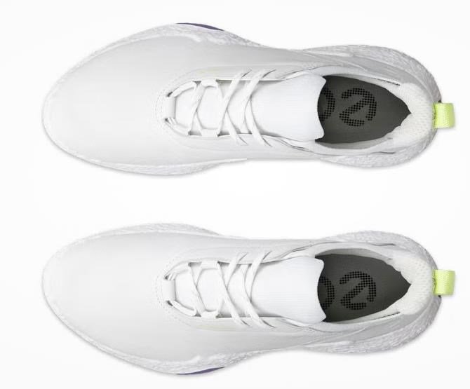 Ecco Biom H5 zapatillas de golf para mujer, blanco/lavanda
