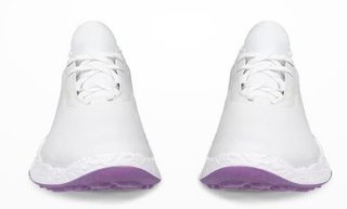 Ecco Biom H5 zapatillas de golf para mujer, blanco/lavanda