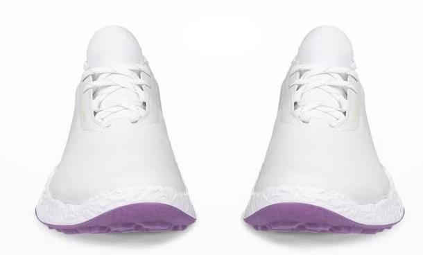 Ecco Biom H5 zapatillas de golf para mujer, blanco/lavanda