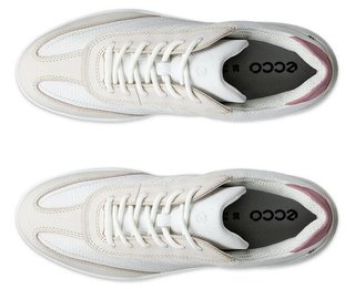 Ecco Street Vibe zapatillas de golf mujer, limestone/white/blush