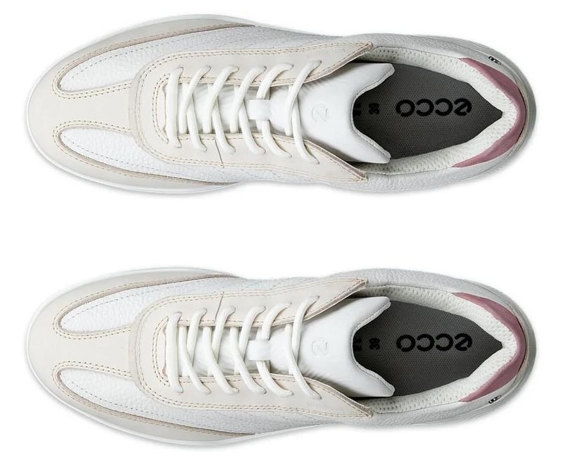 Ecco Street Vibe zapatillas de golf mujer, limestone/white/blush