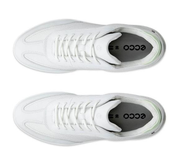 Ecco Street Vibe zapatillas de golf mujer, shadow white/lime cream