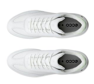 Ecco Street Vibe zapatillas de golf mujer, shadow white/lime cream