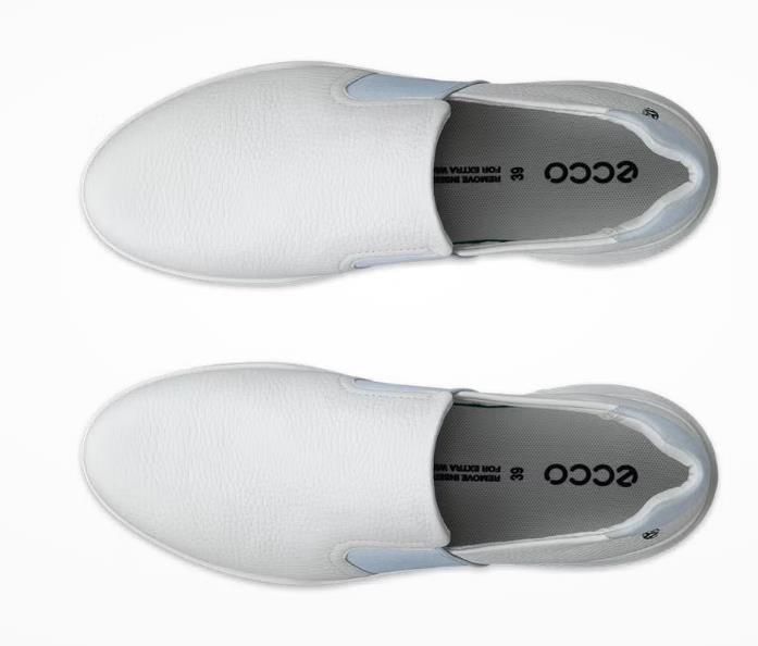 Ecco Street Vibe zapatillas de golf para mujer, blanco/air