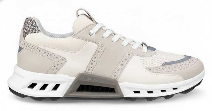 Ecco Biom C4 zapatos de golf para hombre, pure cashmere/limestone/dark clay