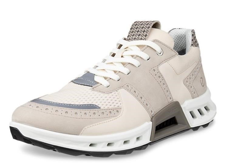 Ecco Biom C4 zapatos de golf para hombre, pure cashmere/limestone/dark clay