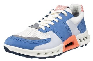 Ecco Biom C4 zapatos de golf para hombre, azul federal/blanco/coral quemado