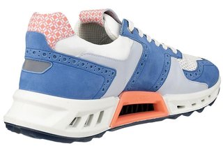 Ecco Biom C4 zapatos de golf para hombre, azul federal/blanco/coral quemado