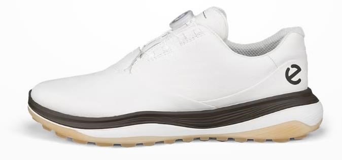 Ecco LT1 BOA zapatos de golf para hombre, blanco/tarmac