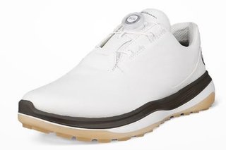 Ecco LT1 BOA zapatos de golf para hombre, blanco/tarmac
