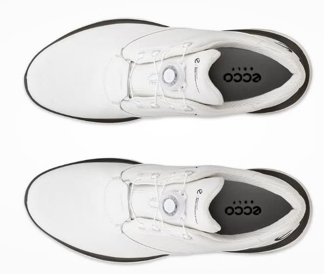 Ecco LT1 BOA zapatos de golf para hombre, blanco/tarmac