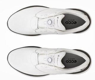 Ecco LT1 BOA zapatos de golf para hombre, blanco/tarmac