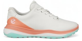 Ecco LT1 zapatos de golf mujer, blanco/coral quemado