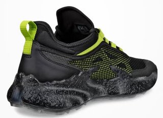 Ecco Biom H5 zapatos de golf para hombre, negro/lima punch