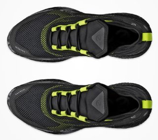 Ecco Biom H5 zapatos de golf para hombre, negro/lima punch