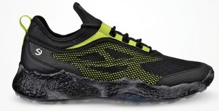 Ecco Biom H5 zapatos de golf para hombre, negro/lima punch
