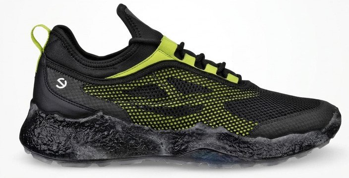 Ecco Biom H5 zapatos de golf para hombre, negro/lima punch