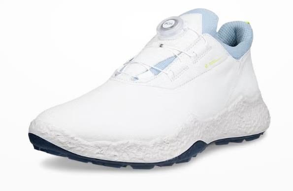 Ecco Biom H5 BOA zapatos de golf para hombre, blanco/azul polvoriento