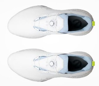 Ecco Biom H5 BOA zapatos de golf para hombre, blanco/azul polvoriento