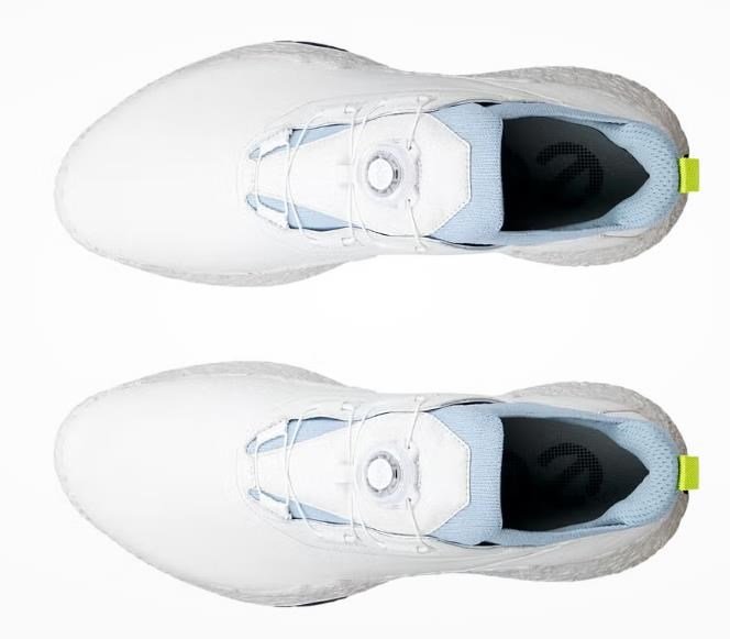 Ecco Biom H5 BOA zapatos de golf para hombre, blanco/azul polvoriento