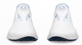 Ecco Biom H5 BOA zapatos de golf para hombre, blanco/azul polvoriento
