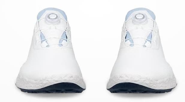 Ecco Biom H5 BOA zapatos de golf para hombre, blanco/azul polvoriento