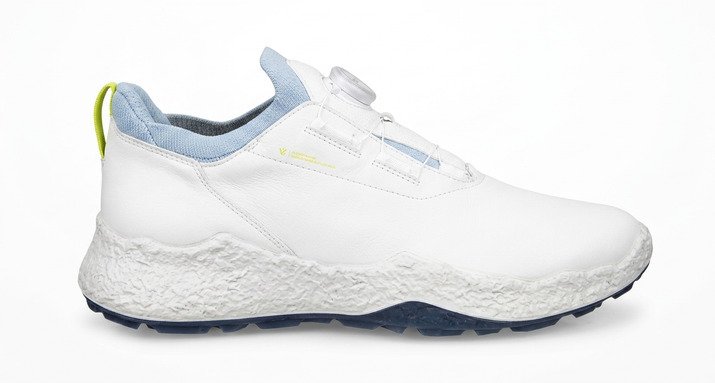 Ecco Biom H5 BOA zapatos de golf para hombre, blanco/azul polvoriento