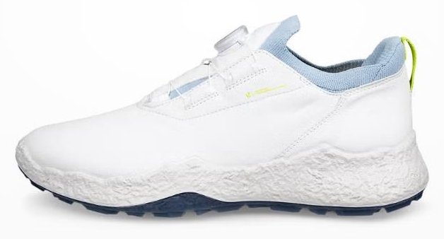 Ecco Biom H5 BOA zapatos de golf para hombre, blanco/azul polvoriento