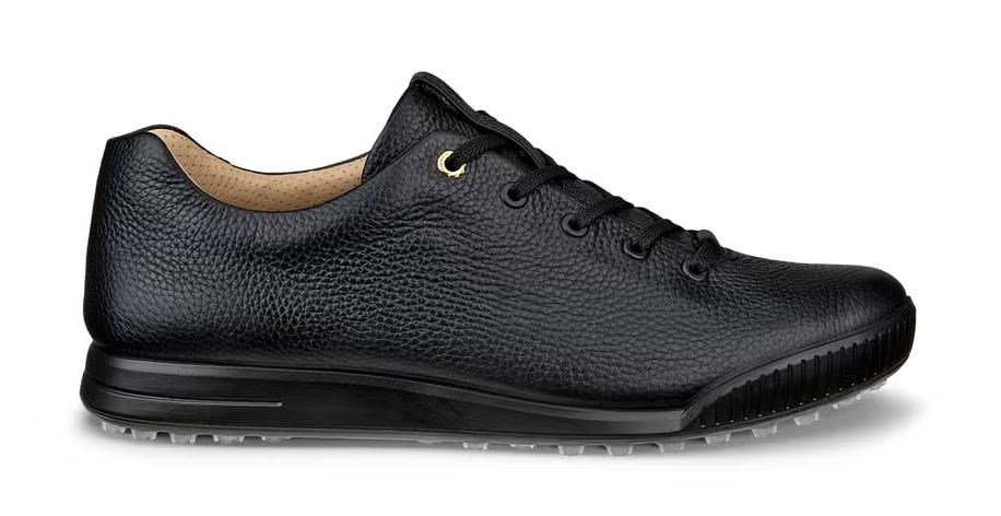 Ecco Golf Street Retro zapatos de golf para hombre, negro