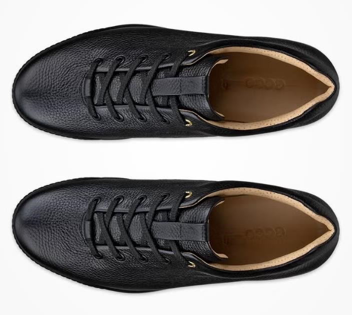 Ecco Golf Street Retro zapatos de golf para hombre, negro