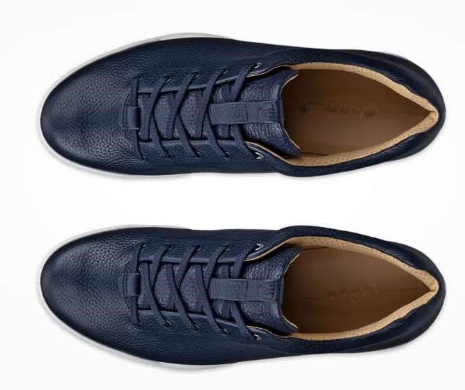 Ecco Golf Street Retro zapatos de golf para hombre, marino