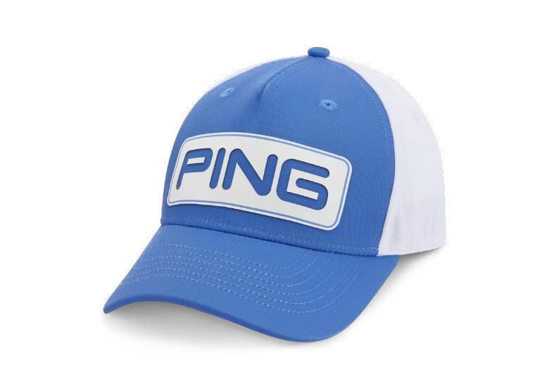 PING Tour Classic gorra de hombre, fresh water/white