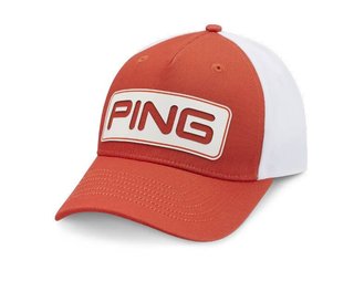 PING Tour Classic gorra de hombre, tango/blanco