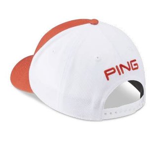 PING Tour Classic gorra de hombre, tango/blanco