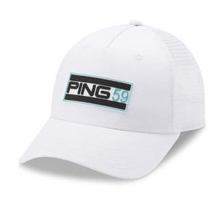 PING Trucker Cap gorra, blanca