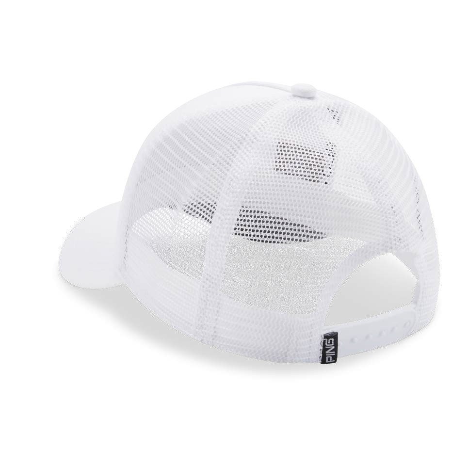 PING Trucker Cap gorra, blanca