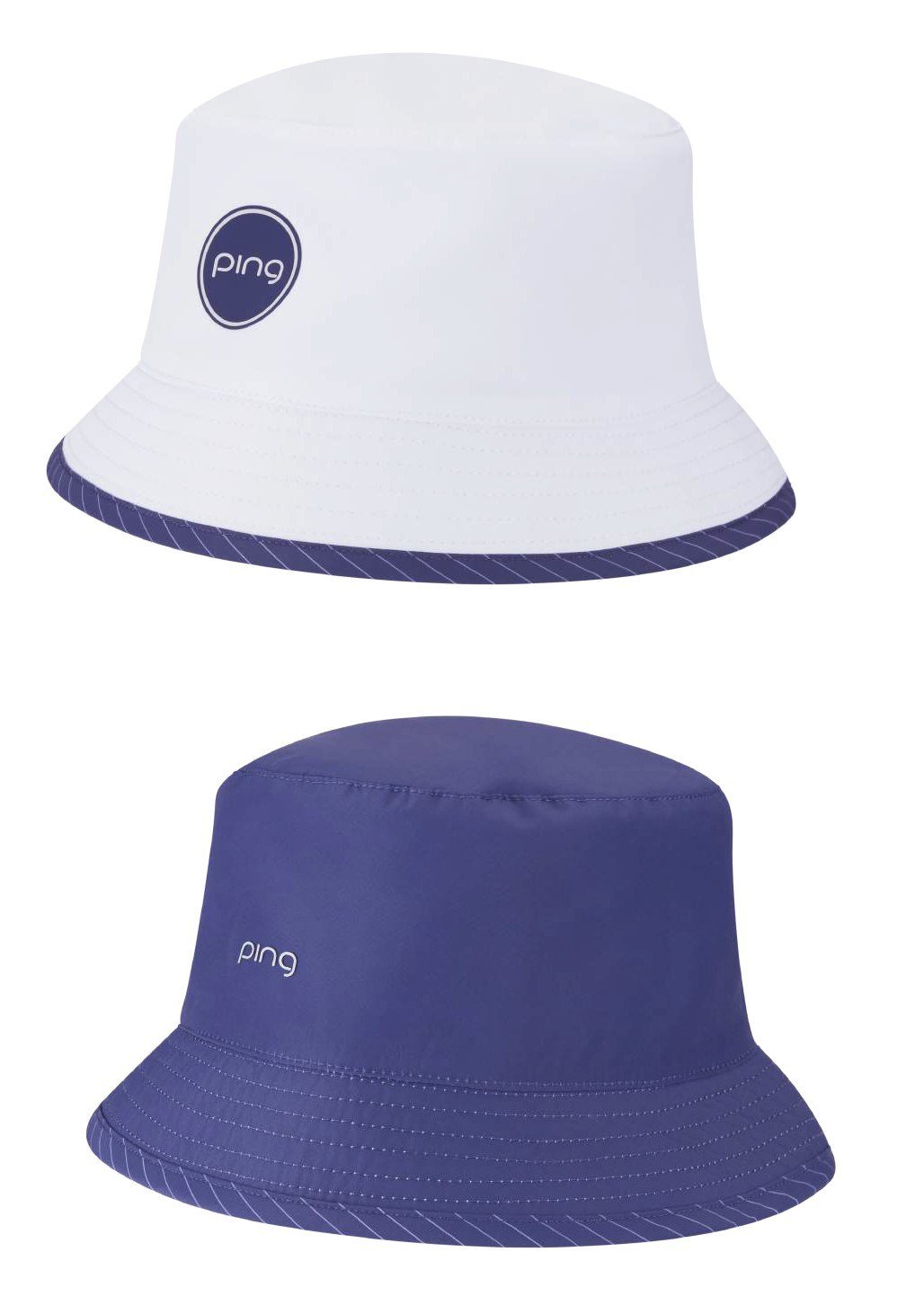 PING G Le4 sombrero de cubo reversible para mujer, blanco/ciruela