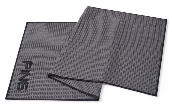 PING Golf Ping Tour toalla de golf, gris oscuro
