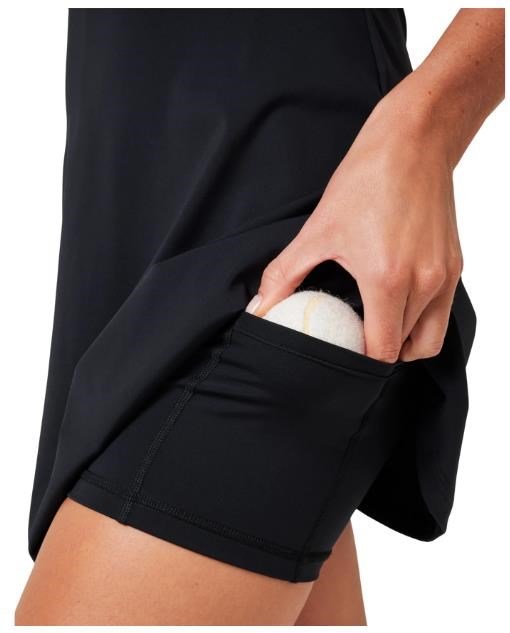 Travis Mathew Moveknit Sleeveless vestido de mujer, negro