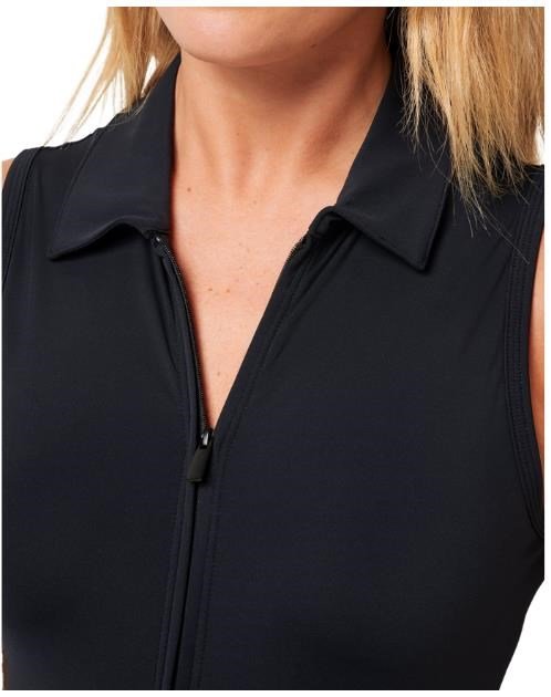Travis Mathew Moveknit Sleeveless vestido de mujer, negro