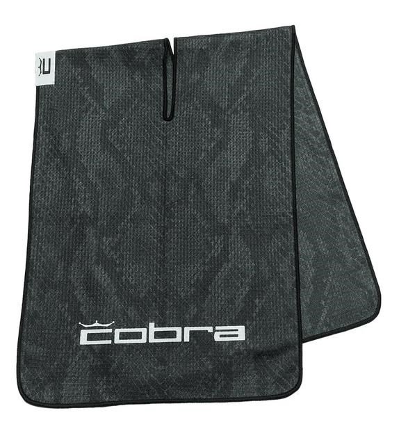 Cobra Snakeskin toalla de golf, negro snakeskin