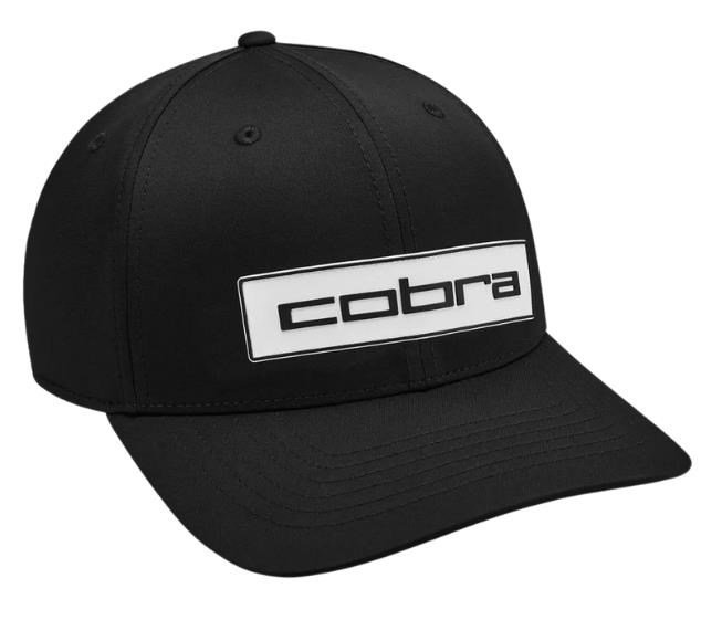 Cobra Tour Tech gorra de hombre, negro/blanco